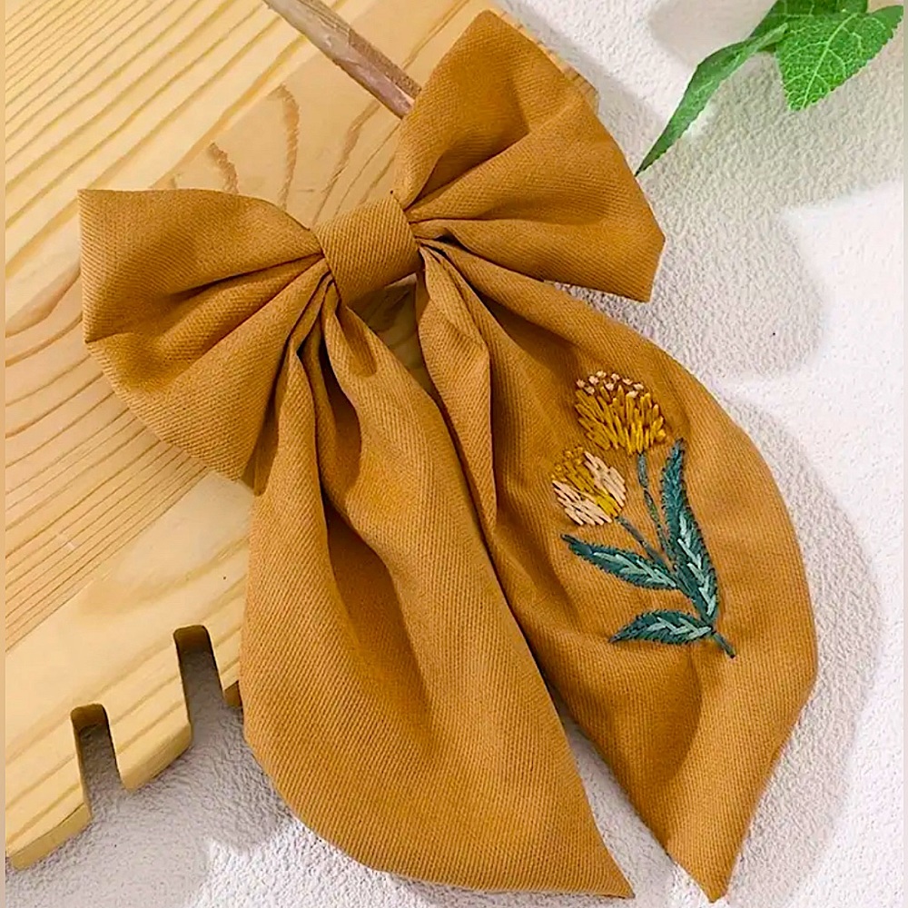 Embroidered Bow